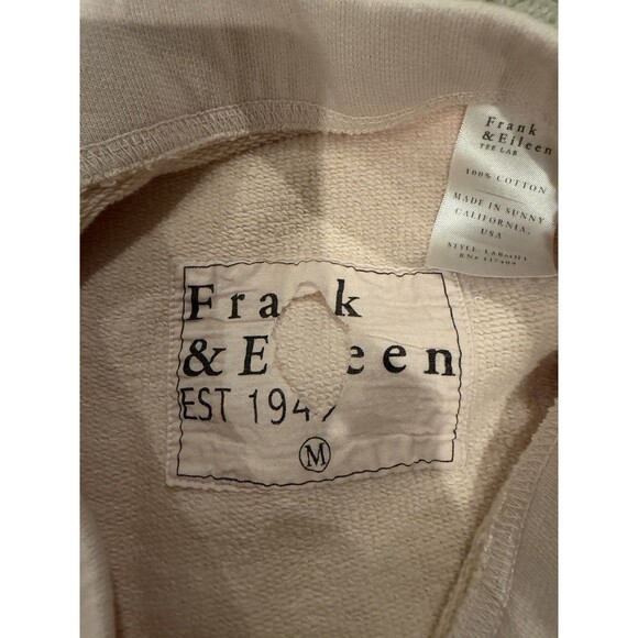 EUC Frank & Eileen Straight Leg Raw Hem Cotton Sweatpant Women Medium Pale Pink - Picture 7 of 11